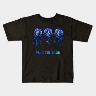 Rose Back The Blue Kids T-Shirt